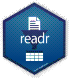 RStudio Hexagon sticker - readr