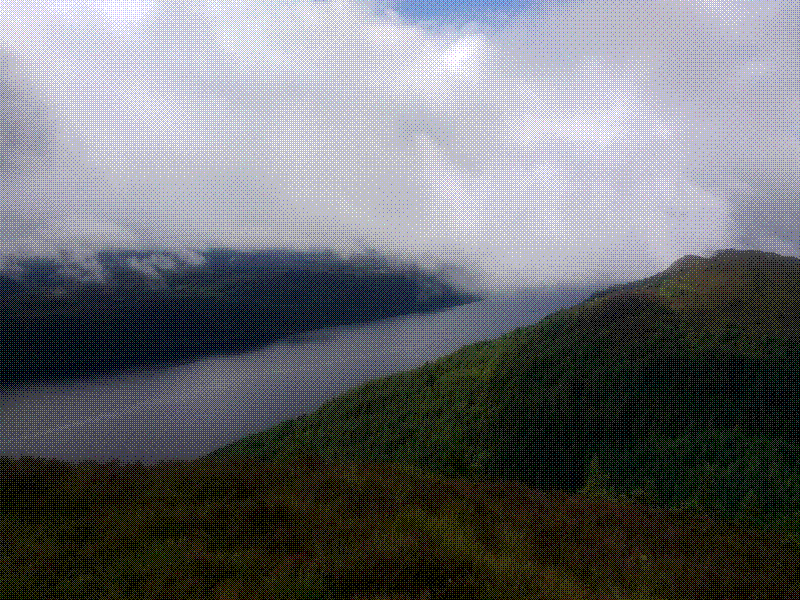 View over Loch Ness