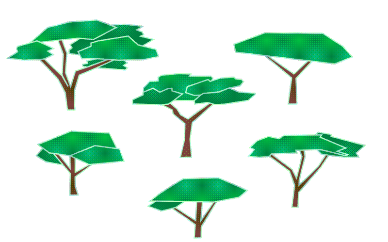 All polygon trees