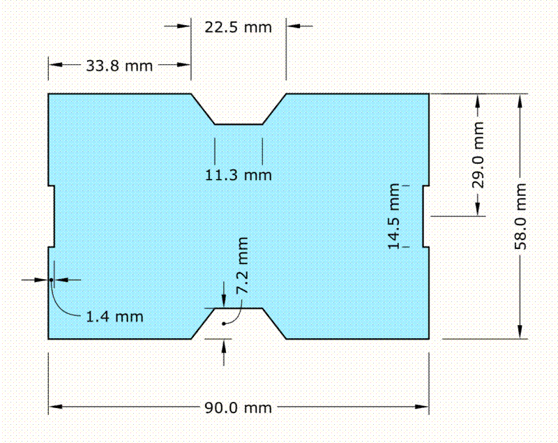 Wallet piece template